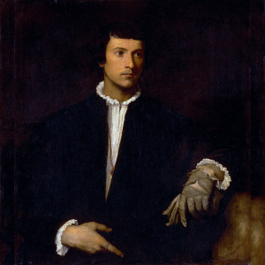 MDCI painting l'homme aux gants