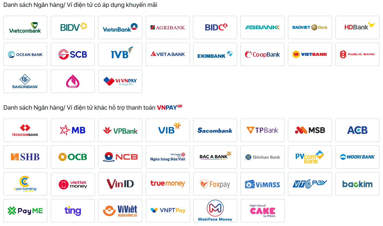 Thanh toán VNPAY trên Website