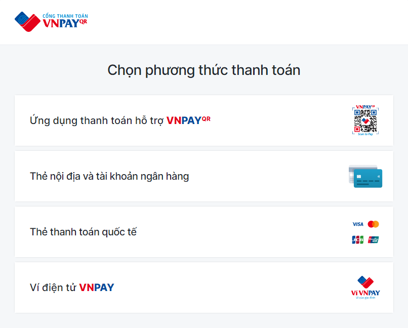 Thanh toán VNPAY trên Website