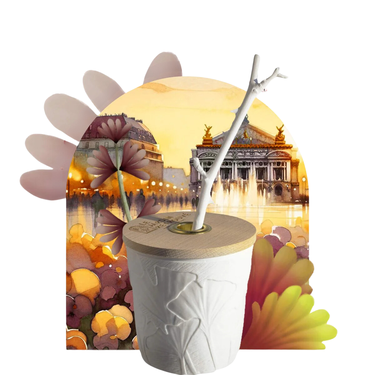 Le Jardin Retrouve Cuir de Russie Scented Stem