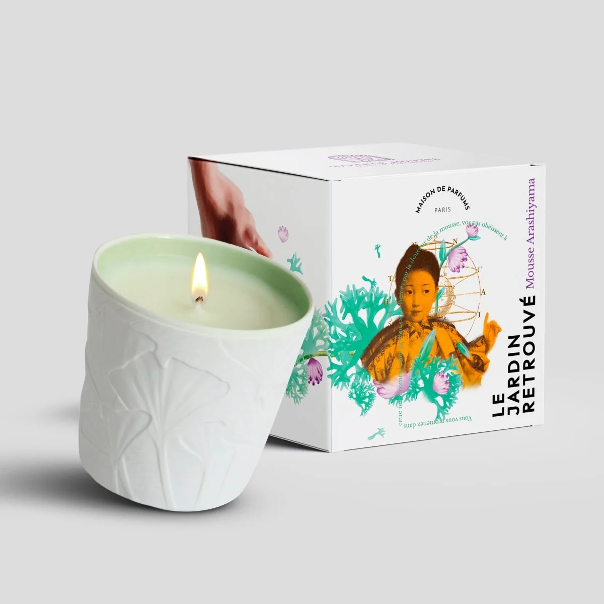 Le Jardin Retrouve Mousse Arashiyama Scented Candle 2