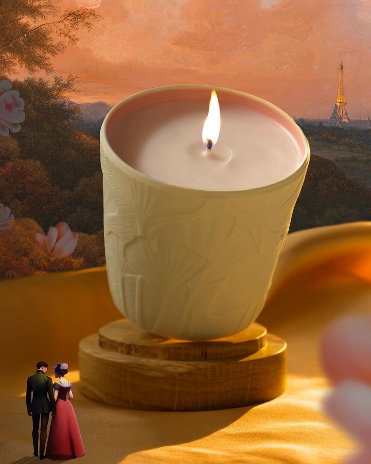 Le Jardin Retrouve Rose Trocadéro Scented Candle