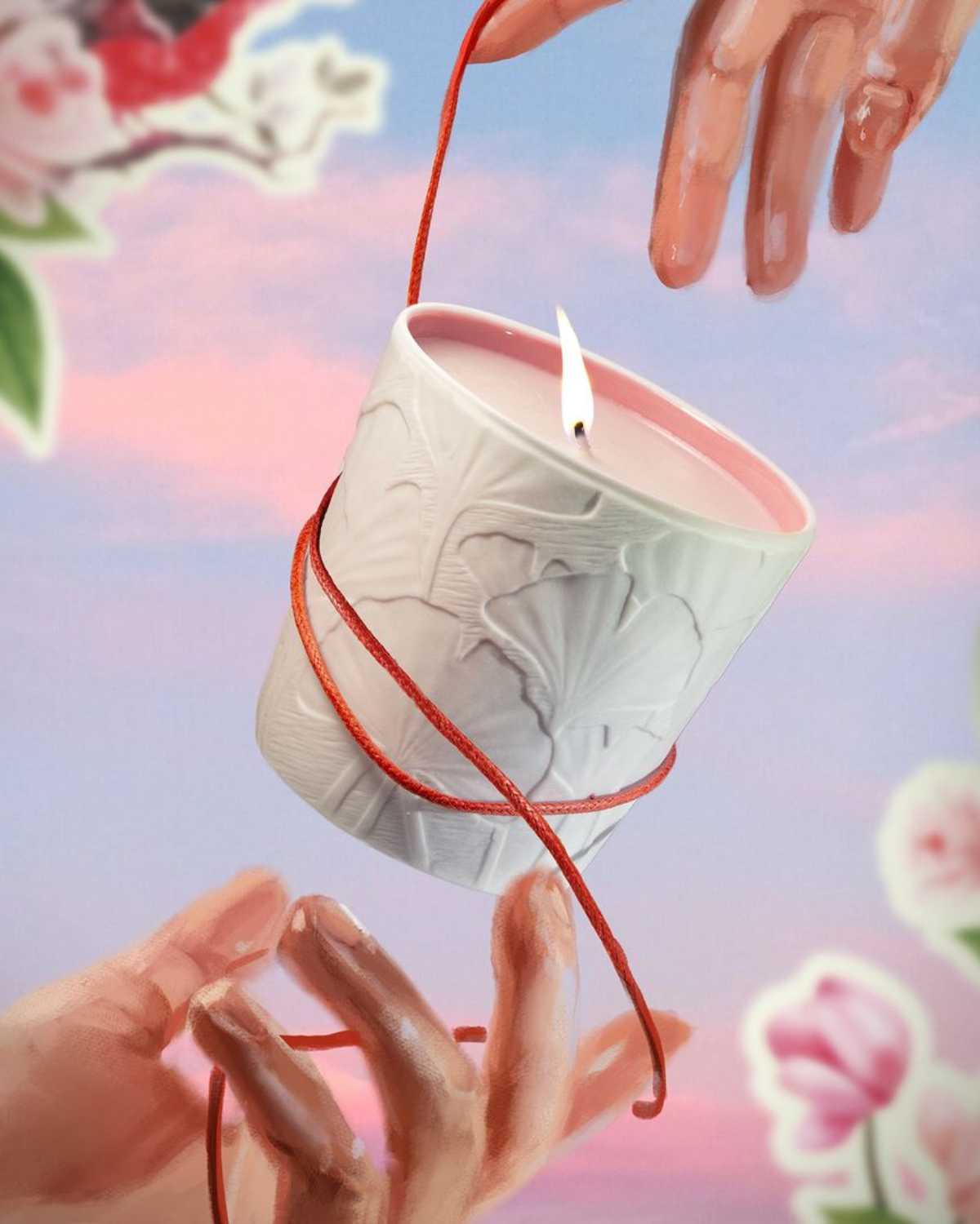 Le Jardin Retrouve Rose Trocadéro Scented Candle