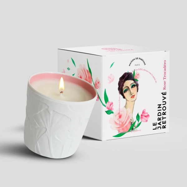 Le Jardin Retrouve Rose Trocadéro Scented Candle